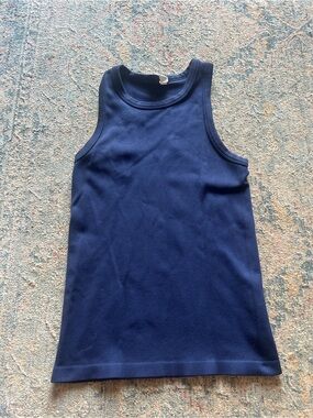 Navy Blue Tank Top